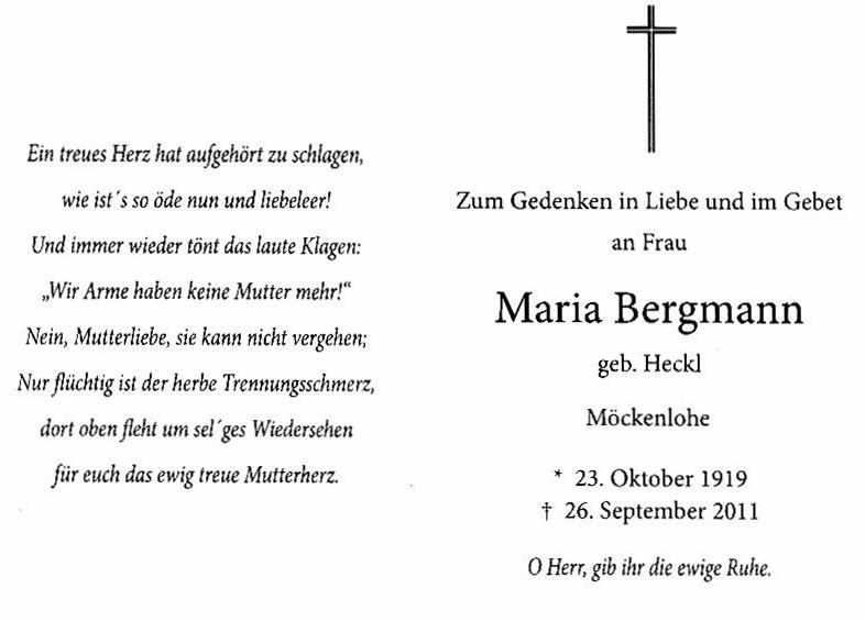 Maria Bergmann